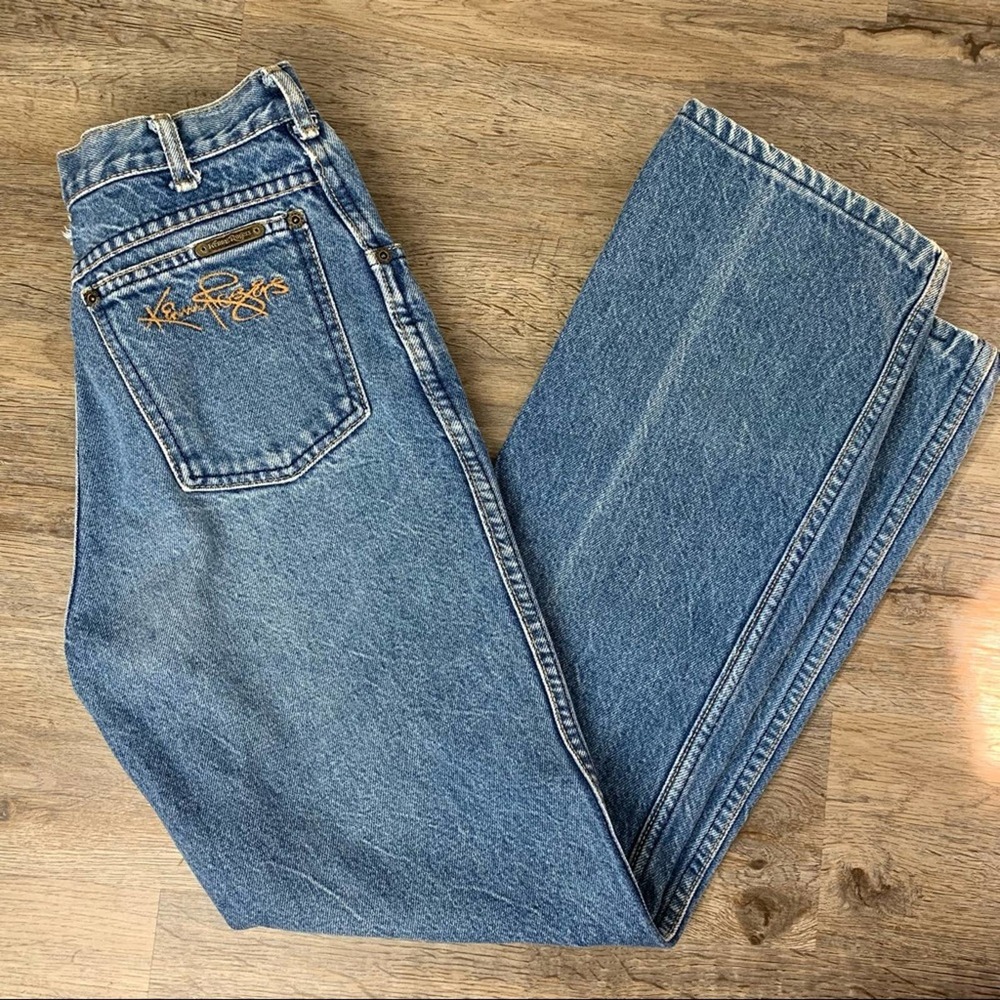 Kenny Rodgers Vintage High Waisted Mom Jeans